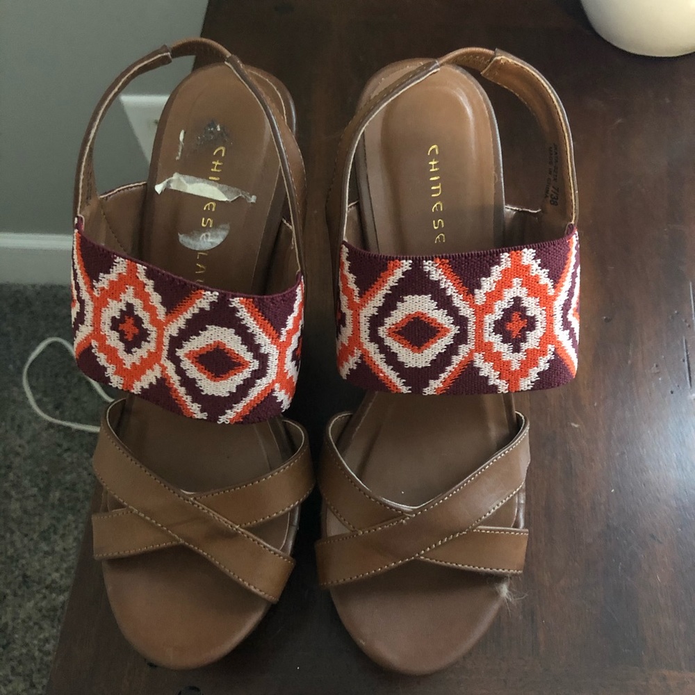 Chinese Laundry Wedges sz 7